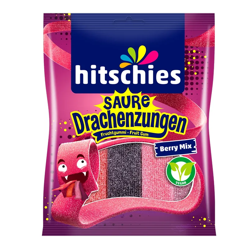 Hitschies Drachenzungen Bunte VE: 20 Packungen x 125g