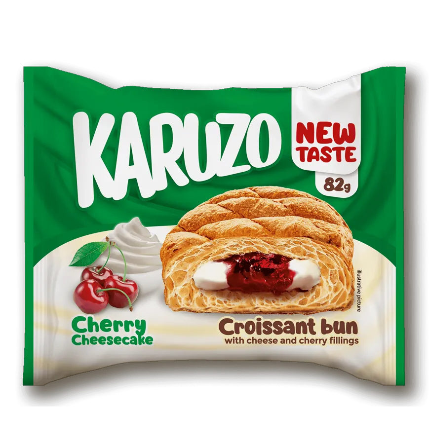 Karuzo Croissant Cherry Cheesecake Cream VE: 24 Stück a 82g