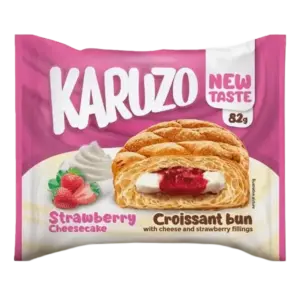 Karuzo Croissant Strawberry Cheesecake VE: 24 Stück a 82g
