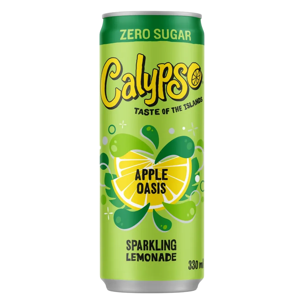 Calypso Apple Oasis ZERO Sugar VE: 12 Stück a 0,33l