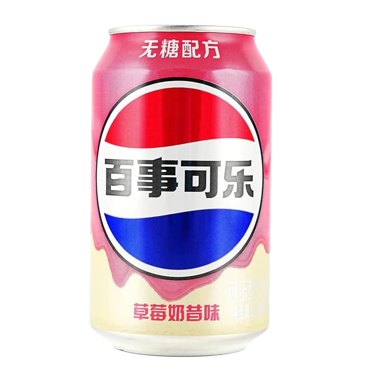 Pepsi - Strawberry Milkshake Zero China VE: 12 x 330ml