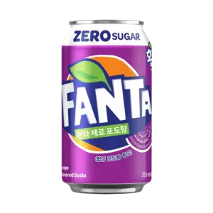 Fanta - Grape Zero Korea VE: 12 x 355ml
