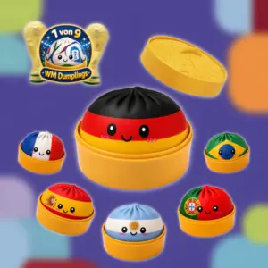 Dumpling Squishy World Cup Edition VE: 12 Stück