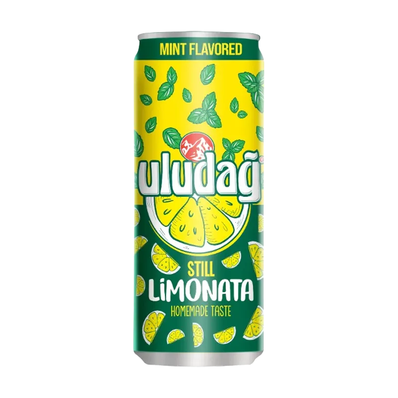 Uludag Limonade Zitrone Minze Dose VE: 12 Stück a 0,33l