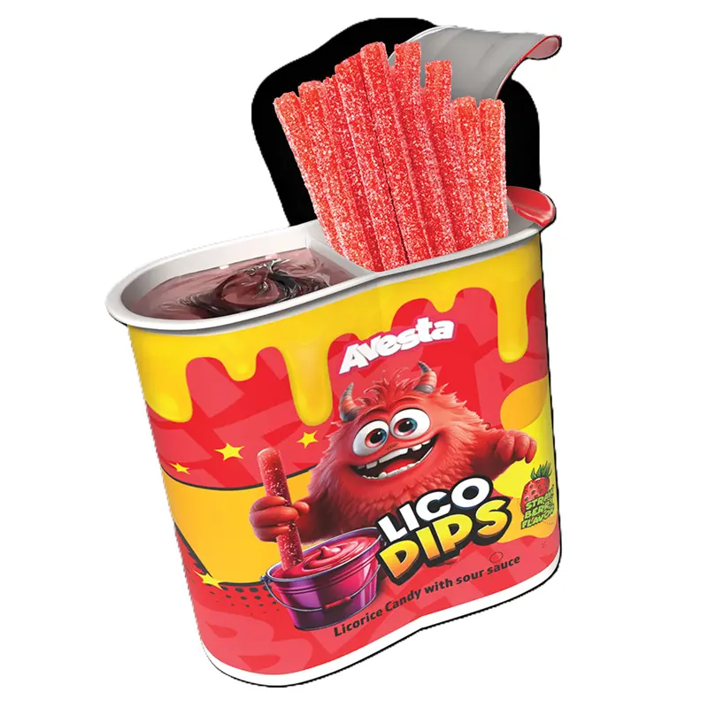 Avesta Lico Dips Strawberry Display VE: 12 x 40g