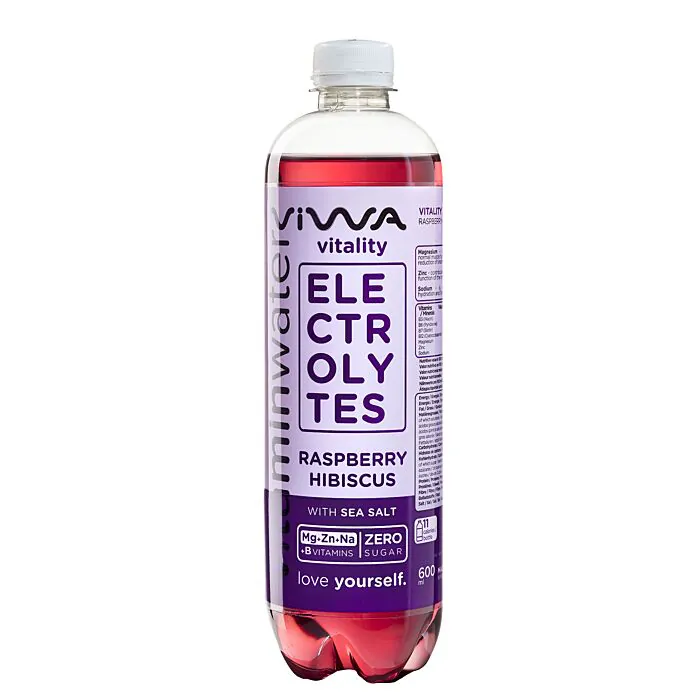 Viwa Electrolytes - Raspberry Hibiscus VE: 12 Dosen a 0,6l