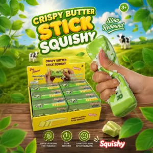 Squishy Butter Grün Crispy VE: 12 Stück