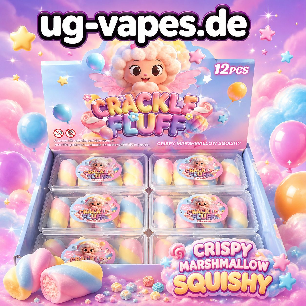 CRISPY Butter Crackle Fluff VE: 12 Stück