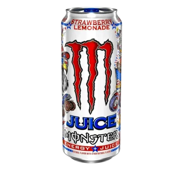 Monster Energy Strawberry Lemonade Juice USA VE: 24 x 473ml