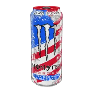 Monster Ultra Red White & Blue Razz VE: 24 x 473ml