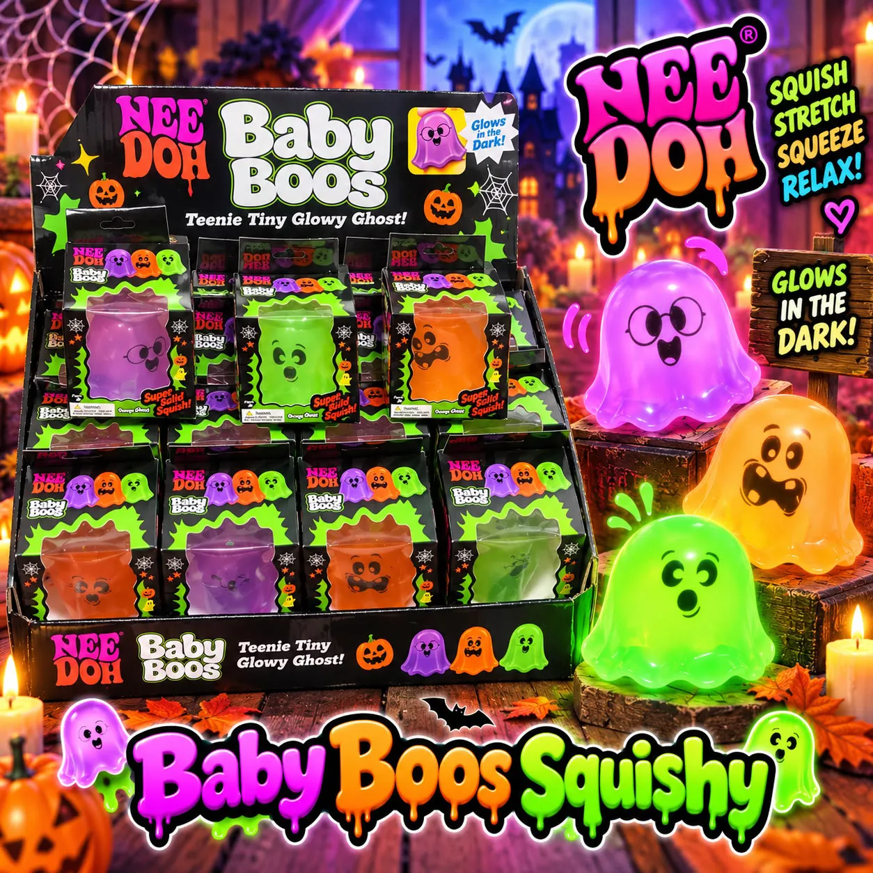 Squishy Baby Boos VE: 18 Stück